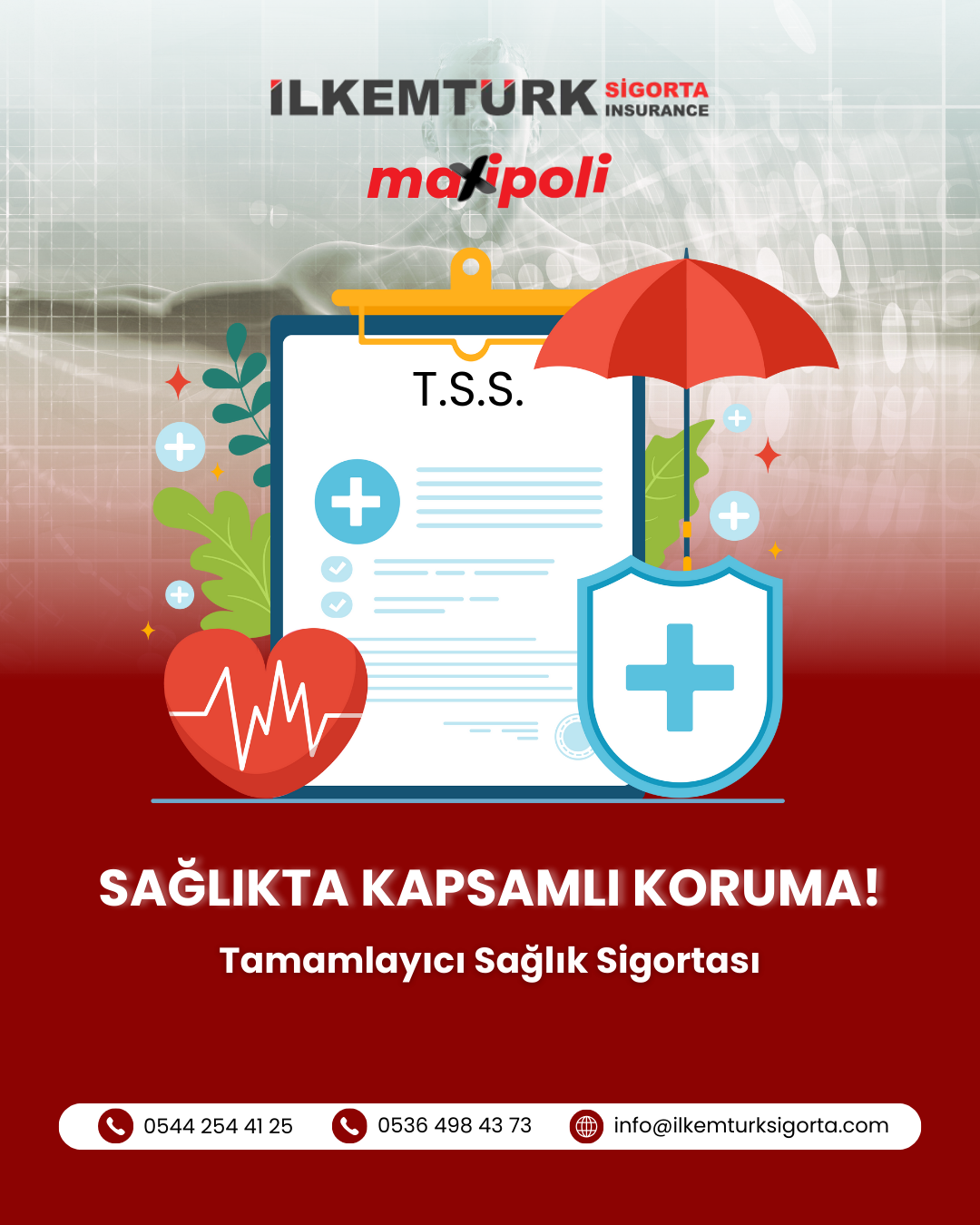 Tamamlayıcı sağlık sigortası (TSS), SGK anlaşmalı özel hastanelerde muayene ve tedavilerde fark ücretini azaltmaya yardımcı olur