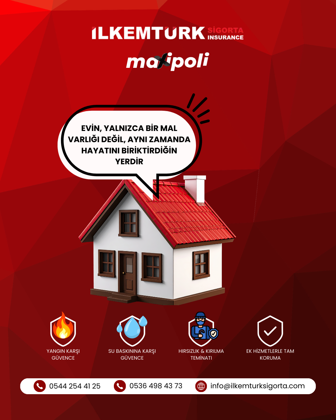 Kiracı konut sigortası eşyayı, ev sahibi konut sigortası binayı korur; su baskını, hırsızlık ve cam kırılmasında doğru kapsam ayrımı önemlidir